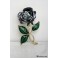 Broche Rose